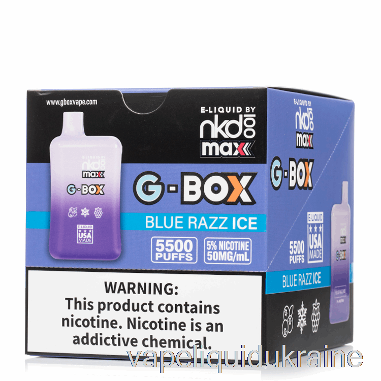 Vape Liquid Ukraine [10-Pack] GBOX x Naked 100 5500 Disposable